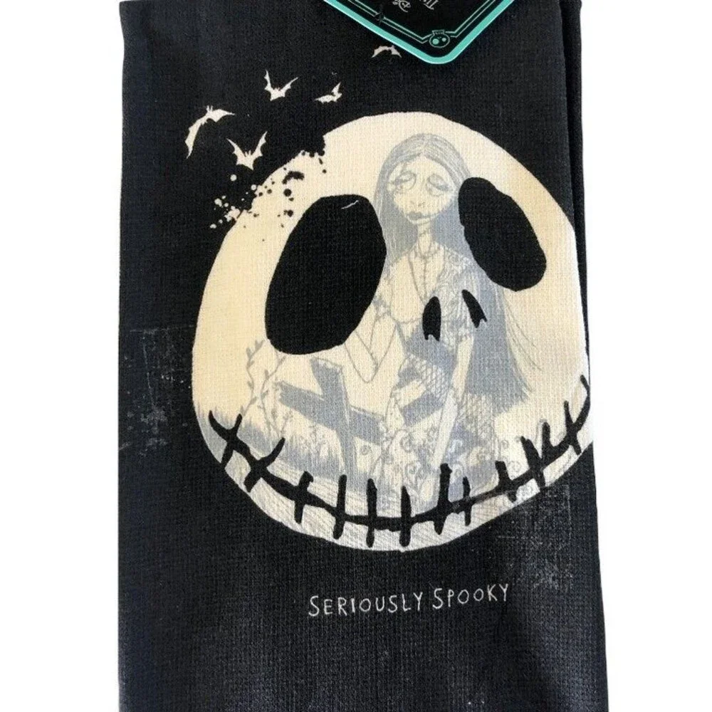 Disney Kitchen Dish Towels The Nightmare Before Christmas Jack & Sally Set of 2